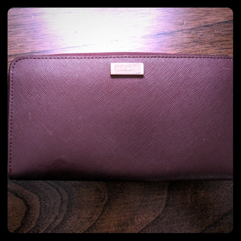 Burgandy Kate Spade wallet